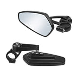 1 x RAW Customer Returns Riloer 7 8 Motorcycle Handlebar End Rearview Mirror, Universal Motorcycle Aluminum Bar End Mirror Motorcycle Parts - RRP €25.86