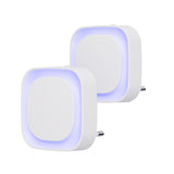 1 x RAW Customer Returns YUNLEX Night Light Socket with Twilight Sensor, 3 Adjustable Brightness Levels for Children s Room, Bathroom, Hallway, Kitchen, Stairs, Blue - RRP €15.38