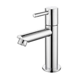 1 x RAW Customer Returns AiHom cold water tap cold water tap small tap cold water guest toilet single lever tap bathroom taps chrome pedestal valve pedestal tap for bathroom - RRP €26.21