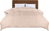 1 x RAW Customer Returns Utopia Bedding Quilted Duvet 220x260 cm, Bed Duvet 160 180, Nordic Filling 200 gr m in 100 Microfiber Beige  - RRP €32.4