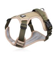 3 x Brand New BT Bear Multipurpose Dog Harness, Oxford No Pull Reflective Safety Adjustable Vest with Handle Easy On and Off for Small Dogs Medium Large Dogs Khaki, XL  - RRP €61.2