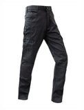 1 x RAW Customer Returns WORK IDEA Men s Work Trousers - Black Trousers Men s Cargo Pants with Inside Knee Pockets - RRP €30.23