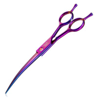 1 x RAW Customer Returns JASON 7.5 Thinning Scissors for Dogs - Professional Thinning Scissors Dog Scissors with 36 Teeth Japanese Stainless Steel Grooming Scissors for Dogs Cats, Purple - RRP €23.66