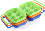 2 x Brand New CMLLING 3pcs Portale Egg Storage Box Outdoor Picnic Foldable Egg Box Holder - RRP €40.8