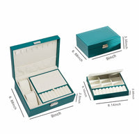 1 x Brand New Yohencin Jewelery Box Jewelery Storage Girls Storage Box for Jewelery Necklace Earrings Bracelets Rings Travel Jewelery Storage Green  - RRP €22.89