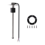 1 x RAW Customer Returns KAOLALI Fuel Level Sensor, Fuel Sender Unit Stainless Steel Fuel Sending Unit Water Level Indicator Sensor for Boats 5 Hole Fuel and Water Gauge 250mm - RRP €31.25