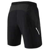 1 x RAW Customer Returns Men s Sports Shorts Quick-drying Sports Pants Lightweight with Zipper Pocket Black, EU-2XL US-XL  - RRP €22.99