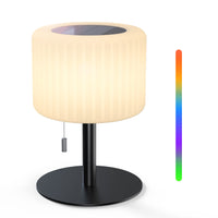 1 x RAW Customer Returns GGII Solar Outdoor Table Lamp Dimmable 7 Colors RGB Outdoor Table Lamp Wireless USB Charging Solar IP44 Waterproof Table Lamp Outdoor Garden - RRP €39.99