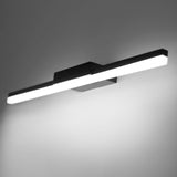 1 x RAW Customer Returns DILUMEN mirror light bathroom LED wall light 56cm, 1200lm 14W black bathroom lamp wall metal cold white 6000K 230V bathroom lamp wall, bathroom light wall light IP44 waterproof. - RRP €37.3