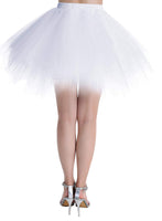 1 x RAW Customer Returns Dressystar LXQC Petticoats Mini Skirt Short Underskirt Tutu Irregular Tulle Women s Girls Ballet Skirt Multi-Layers Beige S - RRP €20.16