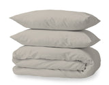 1 x RAW Customer Returns Beige Duvet Cover Set Bed 105 120 cm - Duvet Cover 180x220 cm Pillowcase 50x125 cm - RRP €24.68