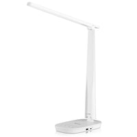 1 x RAW Customer Returns Honeywell Desk Lamp with USB Charging Port - Sunturalux H2 Dimmable Eye-Caring LED Table Lamp for Adults, Foldable Portable Table Lamp for Home Office, Bedroom, Reading, White - RRP €35.99