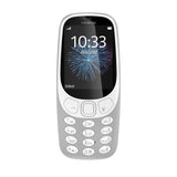 1 x RAW Customer Returns Nokia 3310 2G Unlocked mobile phone 2.4 inch color display, 2MP camera, Bluetooth, radio, MP3 player, dual sim retro gray - RRP €37.94