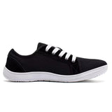 1 x RAW Customer Returns HOBIBEAR Unisex Wide Barefoot Shoes Women Men Barefoot Shoes Minimalist Outdoor Trail Running Walking Shoes Black-White EU 37  - RRP €44.99