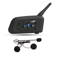 1 x RAW Customer Returns EJEAS VNETPHONE V6 Motorcycle Intercom Bluetooth Headsets 1200m up to 6 riders DSP noise reduction, waterproof, communication system for motorcycles, 1 piece - RRP €59.98