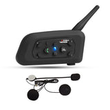 1 x RAW Customer Returns EJEAS VNETPHONE V6 Motorcycle Intercom Bluetooth Headsets 1200m up to 6 riders DSP noise reduction, waterproof, communication system for motorcycles, 1 piece - RRP €59.98