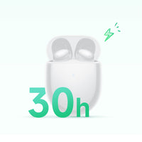 1 x RAW Customer Returns Xiaomi Redmi Buds 4 Bluetooth 5.2 Headphones, 35 dB Hybrid AI Noise Canceling Earphones, 30 Hours of Battery Life, IP54 Water and Dust Resistance, Adaptive ANC Mode, White - RRP €47.77