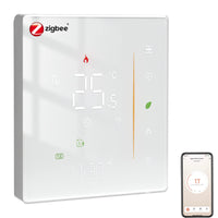 1 x RAW Customer Returns MOES Zigbee Smart Thermostat Water Underfloor Heating, Smart Home Room Thermostat Digital Programmable Compatible Alexa Google Home Voice Control, Smart Life Tuya App MOES ZigBee Hub Required  - RRP €59.48