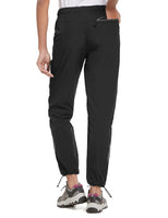 1 x RAW Customer Returns BALEAF women s outdoor trousers, hiking trousers, waterproof, quick-drying, lightweight, trekking trousers, capris, UV protection, UPF 50, functional trousers with zip pocket, petite version, black S - RRP €37.3