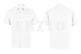 1 x RAW Customer Returns Men s Short Sleeve Linen Shirts Hawaiian Guayabera Shirt Button Down Casual Summer Beach Shirts Tops, White, XL - RRP €20.16