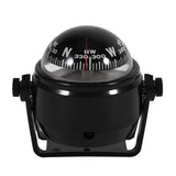 1 x RAW Customer Returns DEWIN Voyager Compass, Multipurpose Sea Marine Outdoor Voyager Bracket Mount Compass for Boat Caravan Truck Black  - RRP €15.08