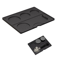 6 x Brand New Arsey Tamper Mat Large Barista Accessories, Tamper Mat Non-Slip Made of Food-Grade Silicone, Espresso Coffee Tamping Mat, Coffee Tamper Holder Pad for Kitchen Bar Cafe, 25 x 20 x 1.3 cm - RRP €122.4