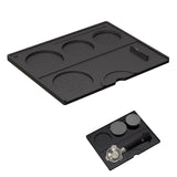 7 x Brand New Arsey Tamper Mat Large Barista Accessories, Tamper Mat Non-Slip Made of Food-Grade Silicone, Espresso Coffee Tamping Mat, Coffee Tamper Holder Pad for Kitchen Bar Cafe, 25 x 20 x 1.3 cm - RRP €142.8