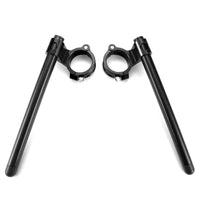 1 x RAW Customer Returns Fullibars semi-handlebar kit 50mm compatible with Ducati Monster CBR929 CBR954RR fork 50mm racing cafe racer raised semi-handlebars 3CM 7 inclination, tube 22.2mm, made of CNC aluminum - RRP €54.79