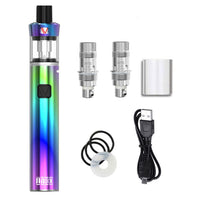 1 x RAW Customer Returns VAPTIO Tyro Kit Vape Pen 1500 mAh Battery 25 W Power Electronic Cigarette in All-in-One Style with 2.0 ml Tank, with 2 Cosmo Coil 1.6 Ohm 0.7 Ohm, No E Liquid No Nicotine colorful  - RRP €19.06