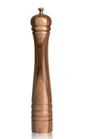 1 x RAW Customer Returns DeroTeno pepper mill made of acacia wood with stainless steel grinder, H 30 cm - RRP €29.99