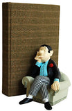 1 x RAW Customer Returns Incognito Loriot bookend Mr. in the armchair 14 cm, approx. 1 kg 67521 Office Gifts Christmas Objects - RRP €35.9