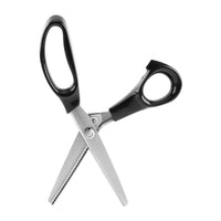 1 x RAW Customer Returns Fabric Lace Triangle Scissors, Pinking Shears Fabric Scissors Comfort Grips Professional Hand Dressmaking Pinking Scissors Craft Zig Zag Cut Scissors Sewing Scissors Hobby Cutter 3 mm  - RRP €11.34