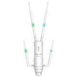 1 x RAW Customer Returns WAVLINK-WN572HG3-AC1200 2.4 5GHz 1200Mbps Outdoor WLAN Access Point Repeater Router WiFi Extender with PoE and 4 Antennas Wireless Bridge CPE WISP  - RRP €139.86