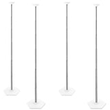 1 x RAW Customer Returns TEKXYZ Telescopic Balloon Column Stand Set 4 Pieces, 45.7cm to 2.1M Freely Adjustable Metal Balloon Stand for Party Decorations - RRP €32.39