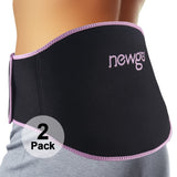 1 x RAW Customer Returns NEWGO Back Cooling Pad Cooling Belt Stomach, Back Ice Pack for Hot or Cold Compress, Reusable Heating Belt for Back, 2 Pack Purple  - RRP €26.21