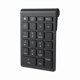 1 x RAW Customer Returns cimetech Bluetooth Numpad - wireless numeric keypad with 22 keys -10 multifunction keys Multimedia keys Wireless number pad for - Laptop Desktop Notebook Black  - RRP €17.84