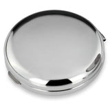 1 x RAW Customer Returns SILVER KANNE pill box smooth round 3 compartments 6x1.5 cm Premium silver plated, elegantly silver-plated in top workmanship. - RRP €19.66