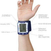 1 x RAW Customer Returns SPENGLER Tensonic, Electronic Wrist Blood Pressure Monitor for Precise and Reliable Self-Measurement, Easy to Use, for Professionals and the General Public when Measuring Blood Pressure - RRP €34.9