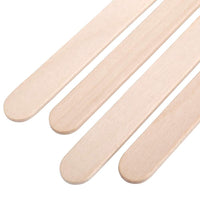 1 x RAW Customer Returns H S wooden sticks for crafts - 80 pieces made of birch wood - High-quality wooden spatulas - Perfect as ice cream sticks for waxing baking - Wooden ice cream sticks for crafts Wide - Wooden sticks for crafts  - RRP €8.3