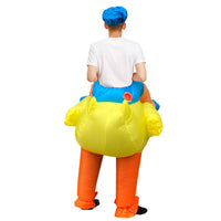 1 x RAW Customer Returns JASHKE Inflatable Costume Duck Costumes Inflatable Halloween Costumes for Adults - RRP €39.99