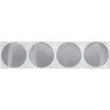 1 x RAW Customer Returns Gray Circle Stickers, 51mm 2 Inch Dot Labels 500 Pack - RRP €18.68