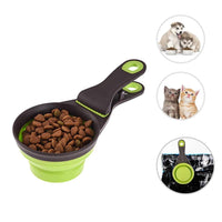 19 x Brand New JINGUWU Multi-Use 3 in 1 Collapsible Silicone Food Scoop with Sealing Clip for Dogs and Cats - Capacity 473ml - RRP €364.8