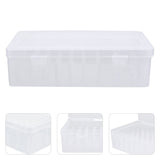 1 x RAW Customer Returns MILISTEN Sewing Thread Storage Box, 42 Compartments Transparent Empty Sewing Thread Storage Box for Cross Stitch Craft Sewing Storage - RRP €16.99