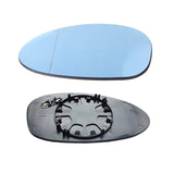 1 x RAW Customer Returns ricoy for E82 E90 E91 E92 E46 OEM DOOR MIRROR GLASS, HEATED BLUE GLASS  - RRP €19.18