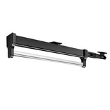 1 x RAW Customer Returns Extendable Clothes Rail for Pulling Out Clothes Hangers Adjustable Wardrobe Telescopic Rod Clothes Rail 447mm, Black  - RRP €44.53