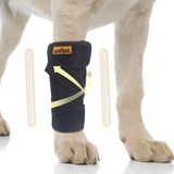 1 x RAW Customer Returns COMFPET Front Leg Brace Dog Front Leg Braces with Metal Strips Dog Front Leg Braces for Carpal Support Dog Hock Bands L - RRP €25.2