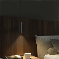 1 x RAW Customer Returns ouglres LED pendant light 1 flame, concrete hanging light black, modern hanging lamp height adjustable, industrial lamp hanging for dining table, bedroom bedside table, bar, island, dining table lamp 5W - RRP €39.99