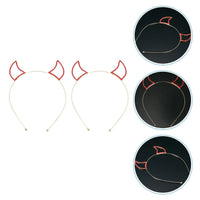 6 x Brand New FRCOLOR 4 Pieces Ears Head Festival for Design Headbands Animal Women Horns Hairband Devil Cosplay Oxband Hoop Crystal Headband Decorative Photo Rhinestone Hair Glitter Rhinestone - RRP €97.98