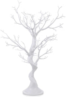 1 x RAW Customer Returns Sziqiqi Artificial Tree for Decoration Wedding Dining Table, Removable Wishing Tree Wedding, Decoration Tree for Wedding Reception Table, Fake Tree, White, 58cm - RRP €31.95