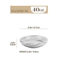 1 x RAW Customer Returns MALACASA Pasta Plate 1200 ml, 4-piece Marble Ceramic Deep Plate Salad Plate, Noodle Plate, Soup Plate, Ramen Bowl, Large Salad Bowl, Multi-Purpose Bowls, Gray REGULAR Series - RRP €42.99